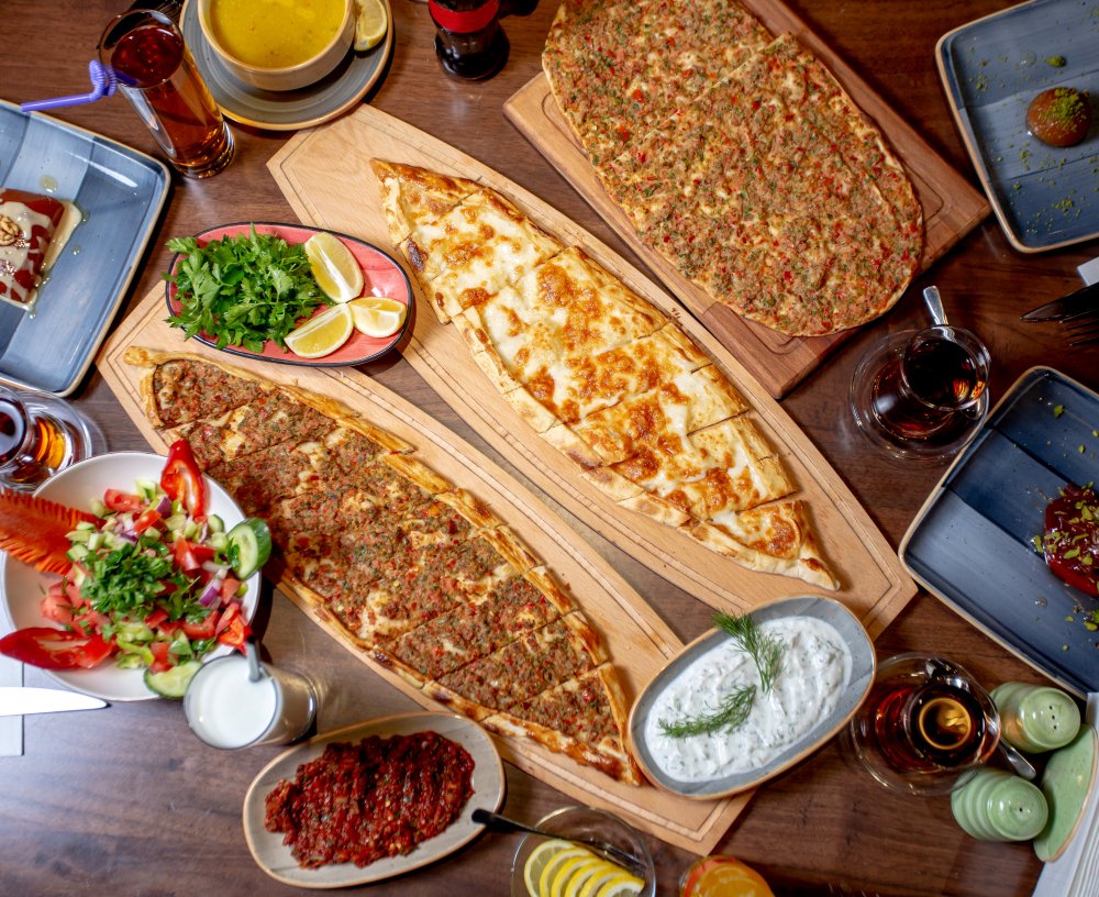 Turkish pide lunch deal - boat-shaped pizza with lamb chicken or vegetarian toppings $19 at Weston Turkish Cuisine